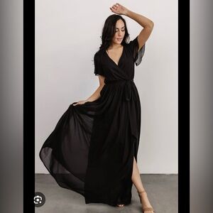Baltic Born Black Maxi Dress